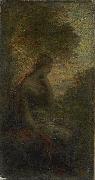 Young Woman under a Tree at Sunset, Called, Henri Fantin-Latour